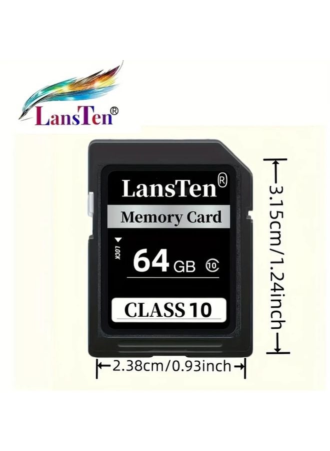LansTen 16GB High Speed Class 10 Memory Card 4K Video Support For Camera Smartphone - Image 2